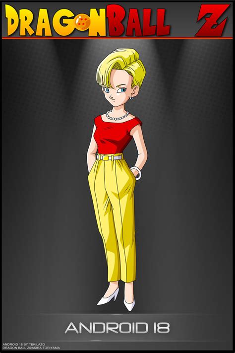 Dragon Ball Characters Android 18 Dragonball Dbz Gt Characters
