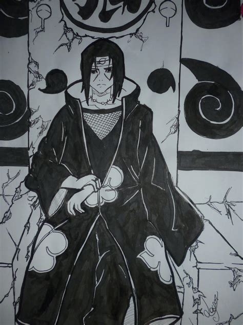 Itachi On Throne By Layonbass On Deviantart