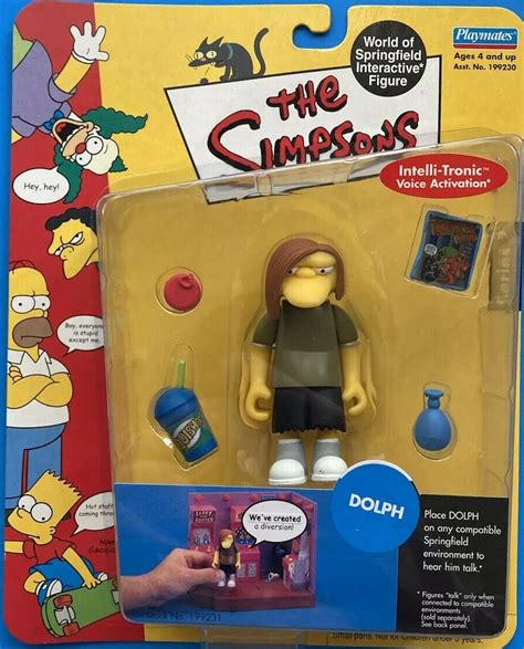 Playmates Toys Simpsons Interactive Dolph Series 7 Action Figure Dark Helmet Collectibles