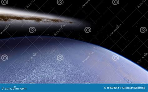 Earth Like Planet Earth Type Planet Exo Planet In Outer Space 3d