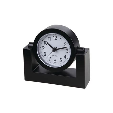 Timekeeper Tk6851 4 Swivel Black Desktop Clock Ssstk6851
