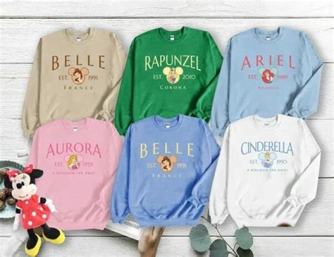 Disney Princess Sweatshirt To Match With Your Friends Chip And Company