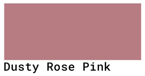 Dusty Rose Pink Color Codes The Hex Rgb And Cmyk Values