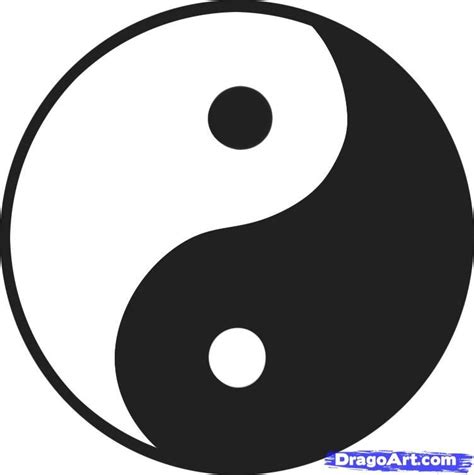 How To Draw A Yin Yang Yin Yang Step By Step Symbols