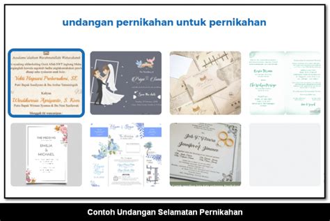 √ 15 Contoh Undangan Selamatan Pernikahan Format Word Onpos