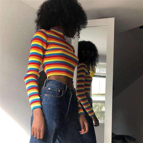 Aesthetic Cute Rainbow Sweater Cosmique Studio
