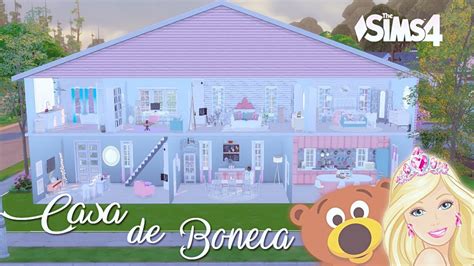 The Sims 4 Speed Build Dolls House Casa De Bonecas Youtube