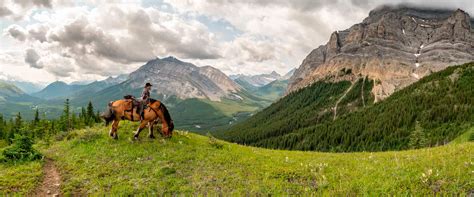 Horse Riding In Banff Alberta Canada Ampascachi