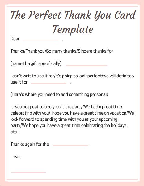 Check spelling or type a new query. A Step by Step Guide to Writing the Perfect Thank You Card - The Daily Hostess
