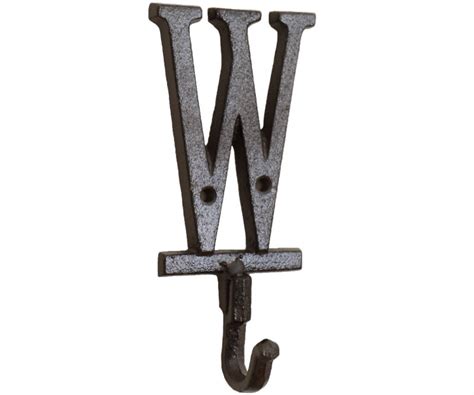 W Alphabet Letter Hook W Wall Hook Cast Iron Wall Hook Racks Coat