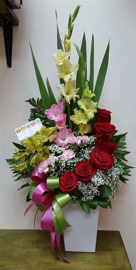 Flores Gladiolus Arrangements Tropical Floral Arrangements Funeral