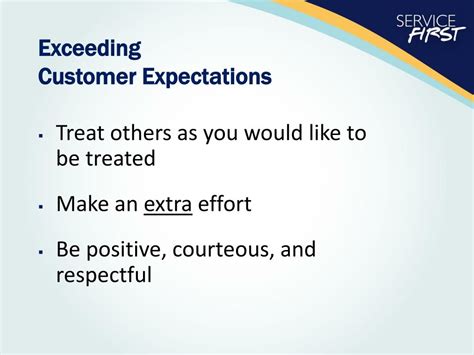 Ppt Exceeding Customer Expectations Powerpoint Presentation Free