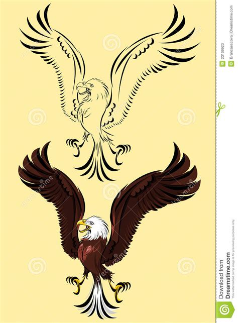 Bird Of Prey Eagle Cartoon Vector Cartoondealer Com