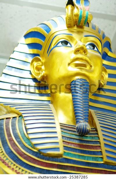 Decor Egyptian Golden Pharaohs Mask Stock Photo 25387285 Shutterstock