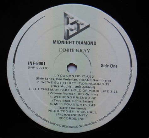 Dobie Gray Midnight Diamond Vinyl Pursuit Inc