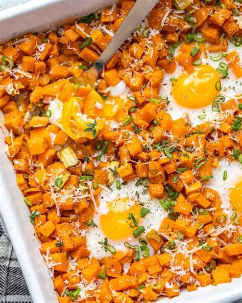 Baked Sweet Potato Hash Browns Healthy Fitness Meals