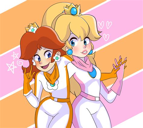 Princess Peach And Daisy By Chibicmps On Deviantart