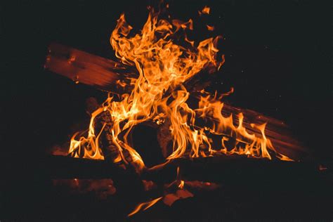 Free Images Fire Flame Heat Bonfire Campfire Geological