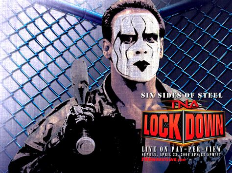 Sting Lockdown Sting Wcw Wallpaper 123472 Fanpop