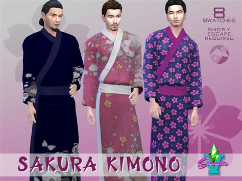 Sakura Kimono By Simmiev At Tsr Sims 4 Updates