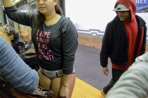 No Pants Subway Ride Commuters Around The World Strip Off For Celebration Of Silliness