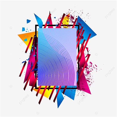 Color Abstract Border Color Abstract Frame Png Transparent Clipart