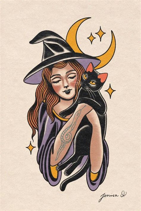 sweet witch canvas art by jessica o icanvas