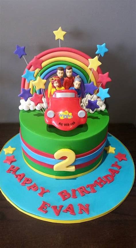 Wiggles Wiggles Cake Wiggles Party Wiggles Birthday 2 Birthday Cake