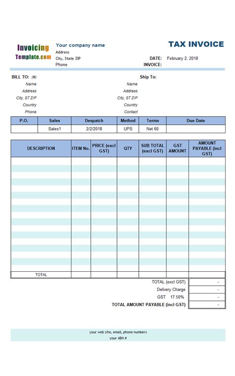 Inform customs of the cessation of business within thirty days from the date of business cessation. Contoh Tax Invoice Gst - Modif 3