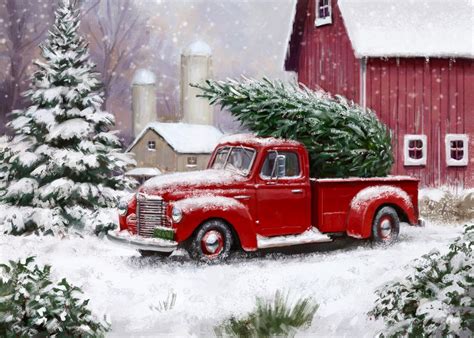 ⭐⭐⭐⭐⭐ 5 Star Review From Tracie Christmas Red Truck Christmas Truck