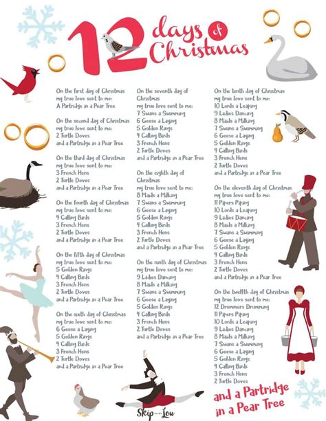 What Are The Lyrics To The Days After Christmas Printable Online