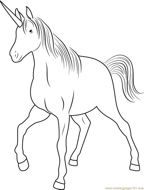 ⭐ free printable unicorn coloring book we have over 120 different and attractive unicorn pictures on our website. Unicorn Walking Coloring Page - Free Unicorn Coloring ...