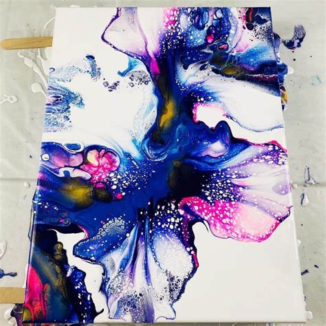 Fluid Pour Painting Ideas For Beginners Diy Easy Pouring
