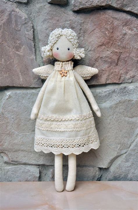 Rag Doll Angel Textilе Tilda Doll Etsy 日本 Cloth Dolls Handmade