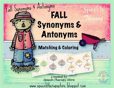 In accordance with synonyms and antonyms in the english synonyms dictionary, see also 'accord',accolade',accoutre',accommodate', definition. Speech Therapy: Synonym & Antonym Falling Leaves