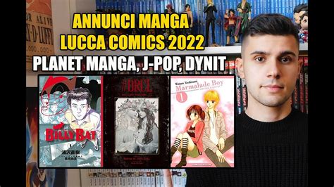 Annunci Manga Lucca Comics 2022 Planet Manga J Pop Dynit Youtube