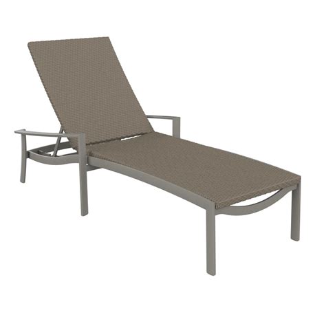 Kor Woven Chaise Lounge With Arms Tropitone At