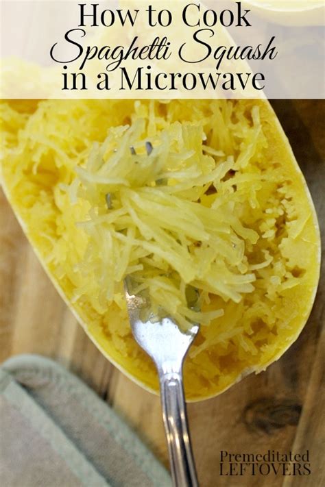 How To Cook Spaghetti Squash In A Microwave