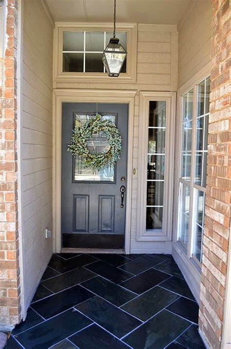 Also, you can let your child help choose the colors and pattern if he or she wants to have a. 28 best slate tile floor front porch images on Pinterest ...