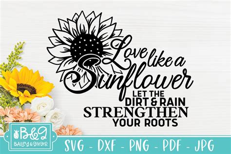 Digital Inspirational Svg svg cricut Digital Download Flower Svg