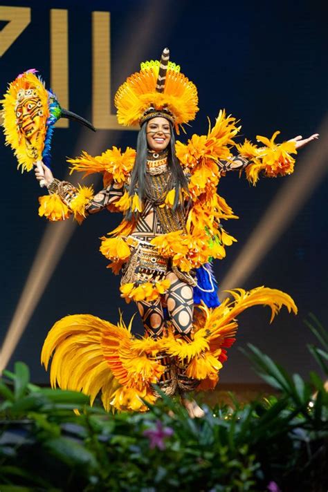 miss universe national costumes 2018 part 1 feathers and flowers tom