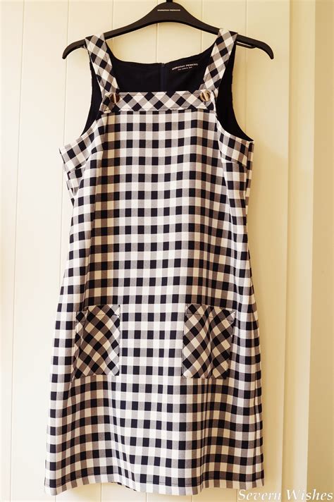 Dorothy Perkins Gingham Check Pinny Dress Review Severn Wishes Blog