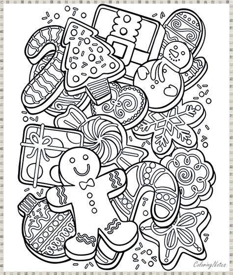14 best speech and language color sheets images on. Funny Christmas Cookies Coloring Pages for Kids Free Printable - COLORING PAGES FOR KIDS FREE ...