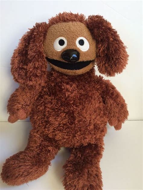 The Muppets Rowlf Plush Toy Disney Store Ralph Brown Dog Stuffed Animal