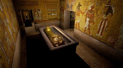 august 4 a media tour to film the restoration work of the coffin of tutankhamun