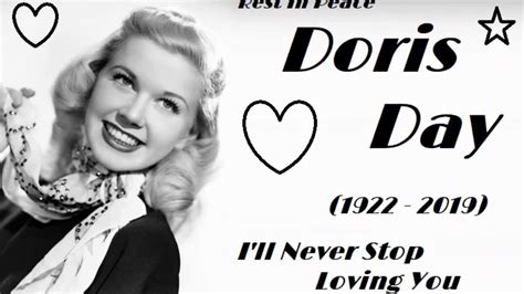 Doris Day Ill Never Stop Loving You Rip The Pajama Game Dory Love You
