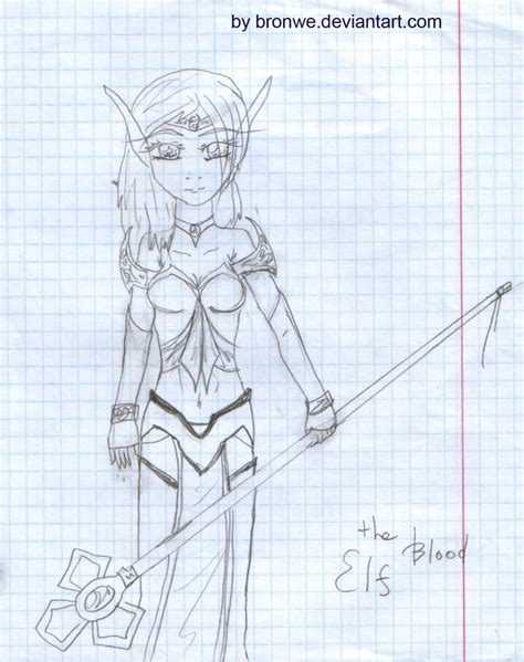 Elven Girl From Bc Intro By Bronwe On Deviantart