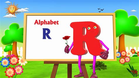 Letter R Song 3d Animation Learning English Alphabet Abc Songs For