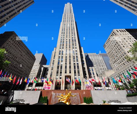 Das Rockefeller Center New York Stockfotografie Alamy