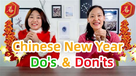 Chinese New Year Special Dos And Donts Of Chinese New Year Learn